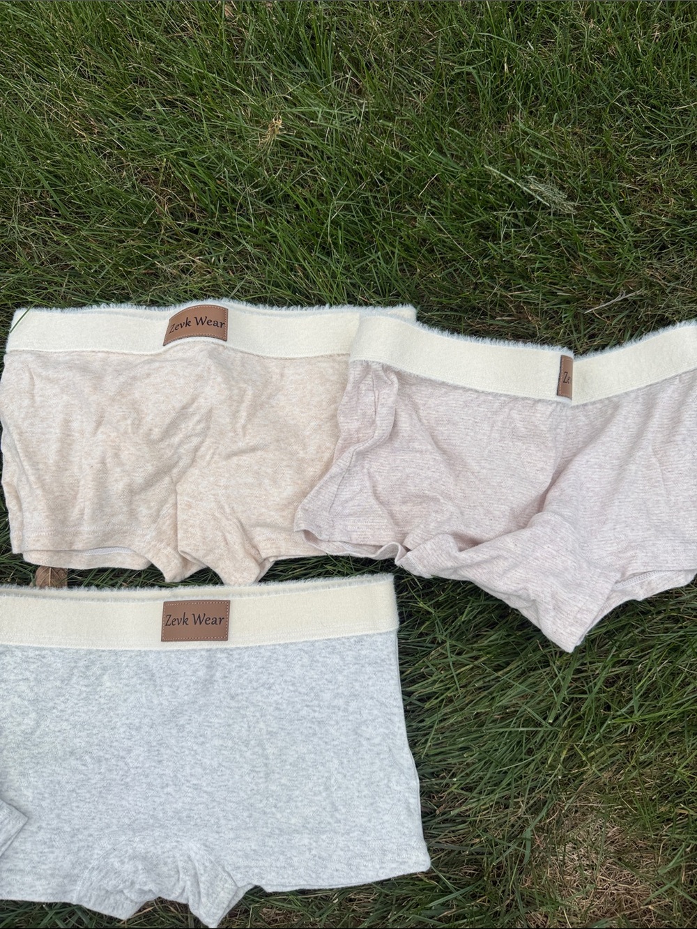 Women’s Soft Cotton Blend Boxer Briefs - Neutral Set